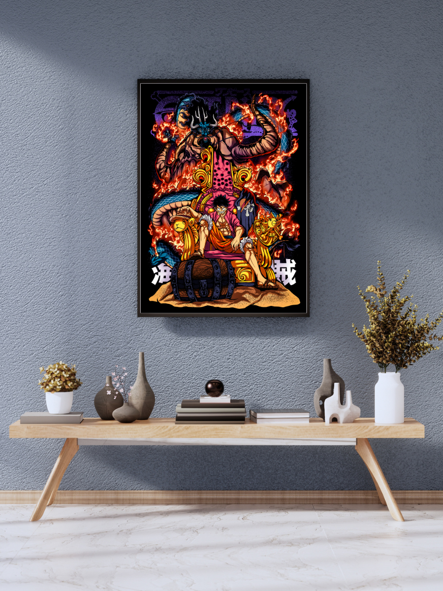 Luffy Throne of Fire Kaido Showdown | Poster