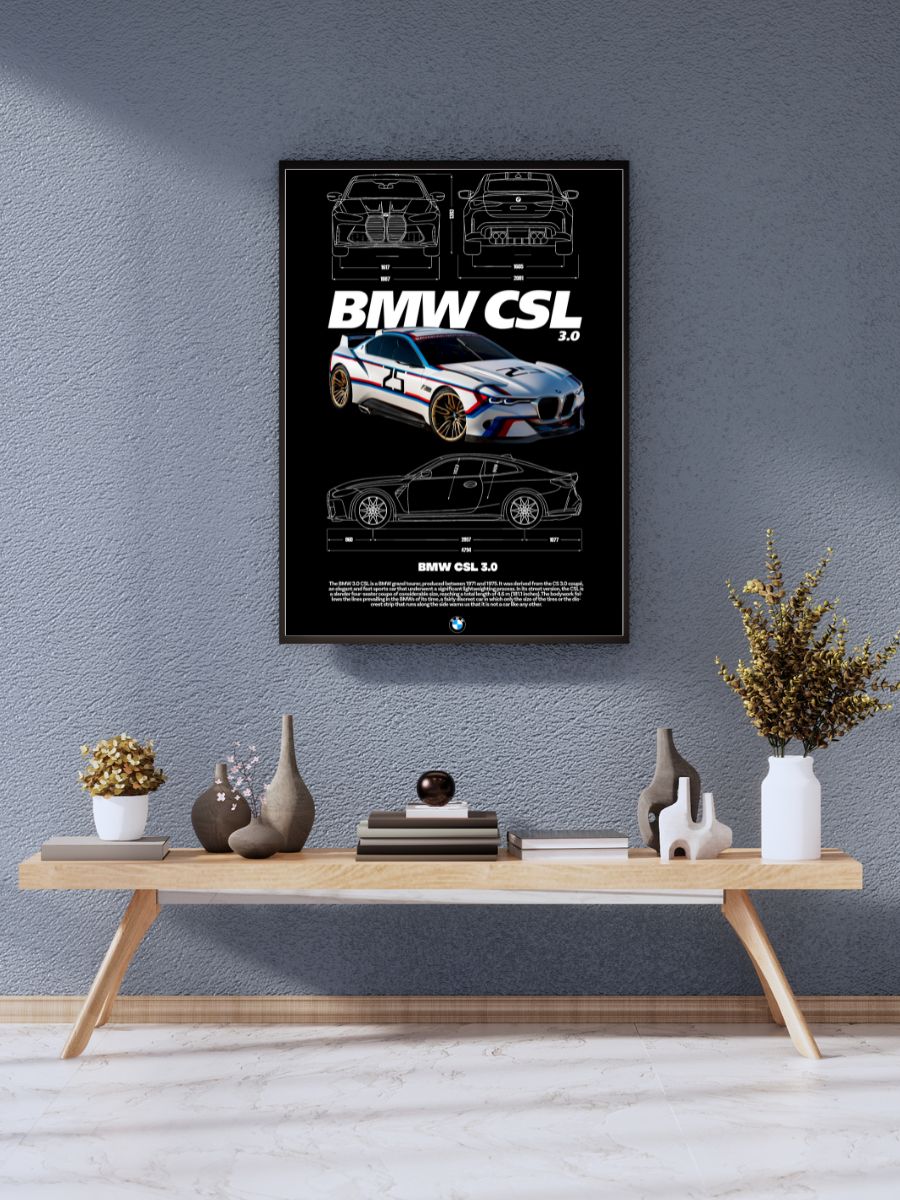 BMW CSL 3.0 | Poster