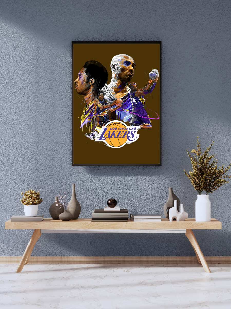 Lakers Legends “Purple & Gold Dynasty” Team Tribute Poster | wall poster A3 size