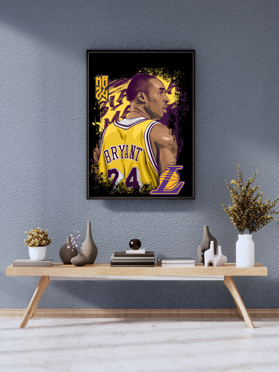 Kobe Bryant “Legacy in Gold” Lakers Iconic Portrait | wall poster A3 size