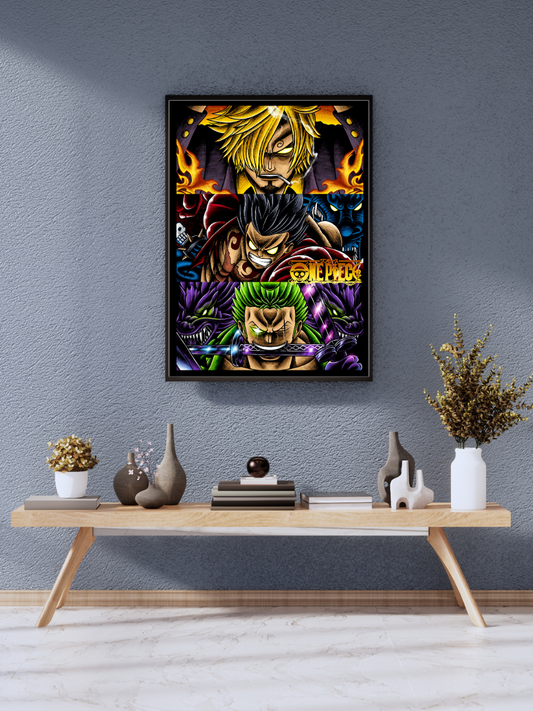 Ultimate Clash |Luffy, Zoro, Sanji vs. Kaido | Poster