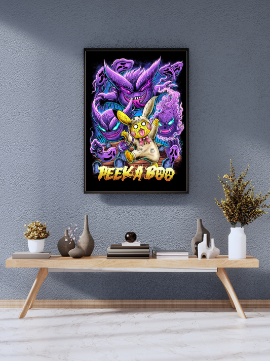 Peek-a-Boo Ghost Pokémon| Poster