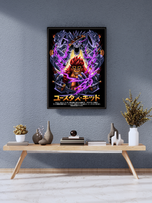 Eustass Kid - Magnetism Power | Poster