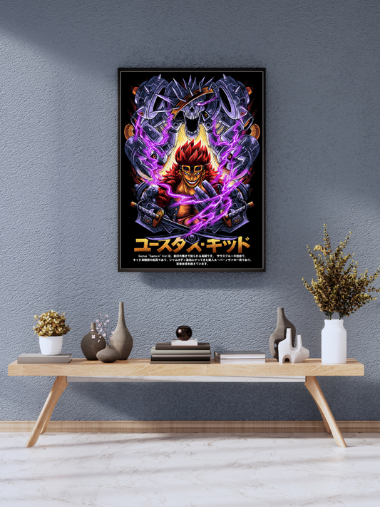 Eustass Kid - Magnetism Power | Poster
