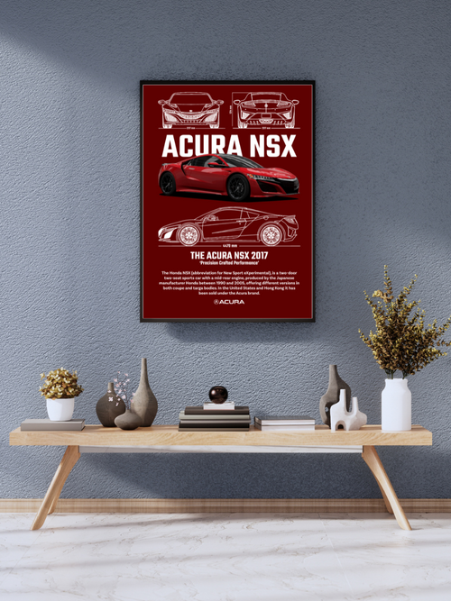 Acura NSX 2017 Sports Car  | Poster
