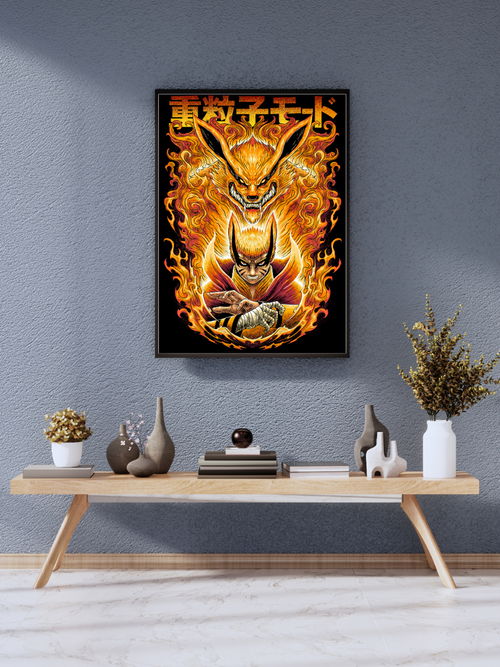 Kurama Chakra Flame Mode  | Poster