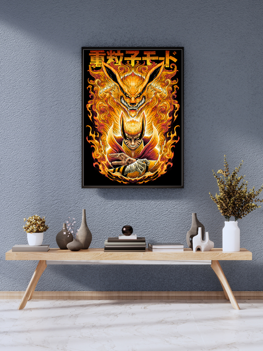 Kurama Chakra Flame Mode  | Poster