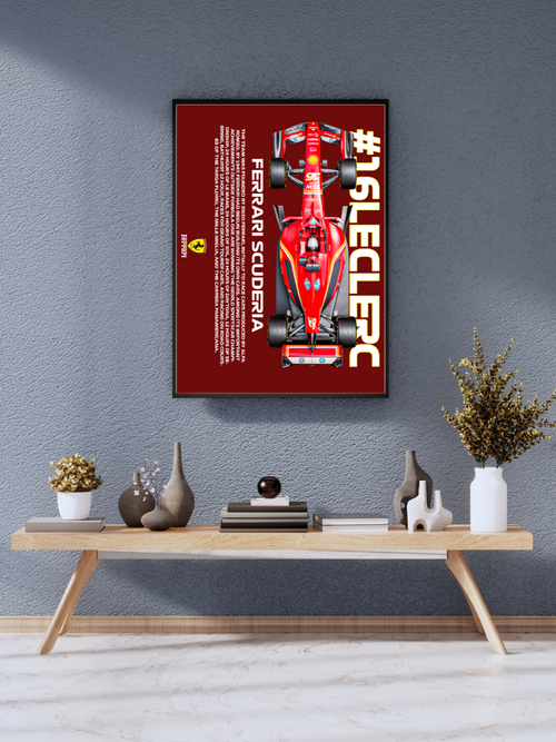Leclerc F1 2025 Ferrari | Poster