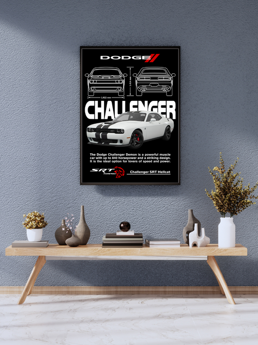 Dodge Challenger SRT Hellcat | Poster