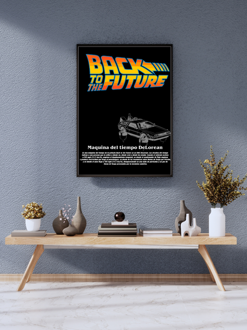 Back to the Future DeLorean Time Machine | Poster