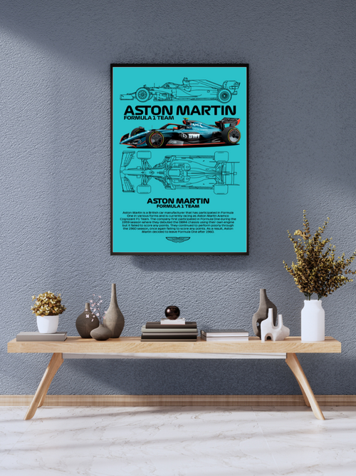 Aston Martin Formula 1 Team Racing | Poster