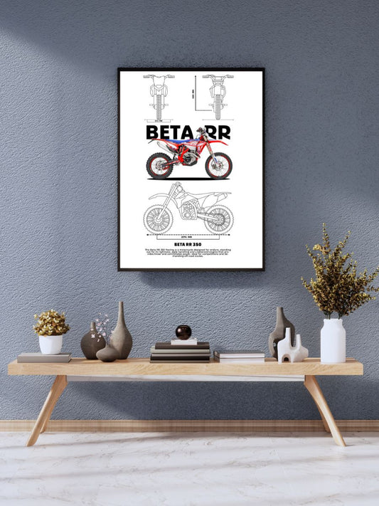 BETA RR 350 | DIRT BIKE | WALL POSTER