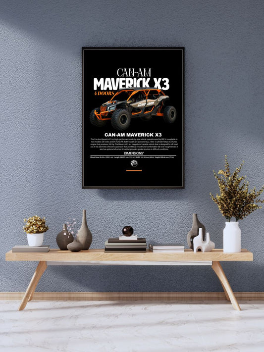 Can-Am Maverick X3 | DESERT CONCEPT | WALL POSTER
