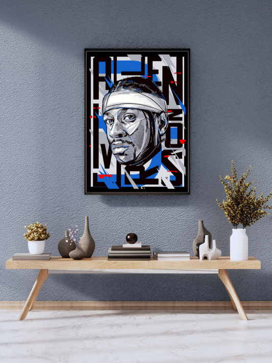 Allen Iverson: The 76ers Era Legend" || wall poster A3 size