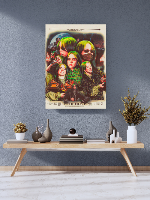 Billie Eilish Grammy Awards Poster | wall poster
