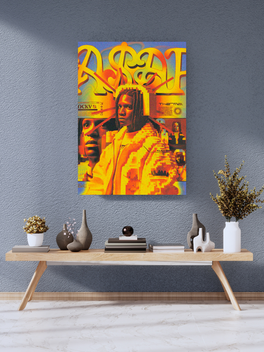 A$AP Rocky Gold Throne Poster | WALL POSTER