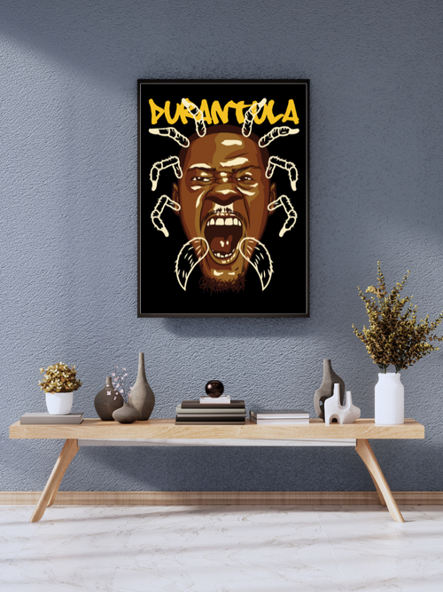“Kevin Durant ‘Durantula’  " Electrifying Spider-Man Inspired Superstar Art Print” | wall poster A3 size