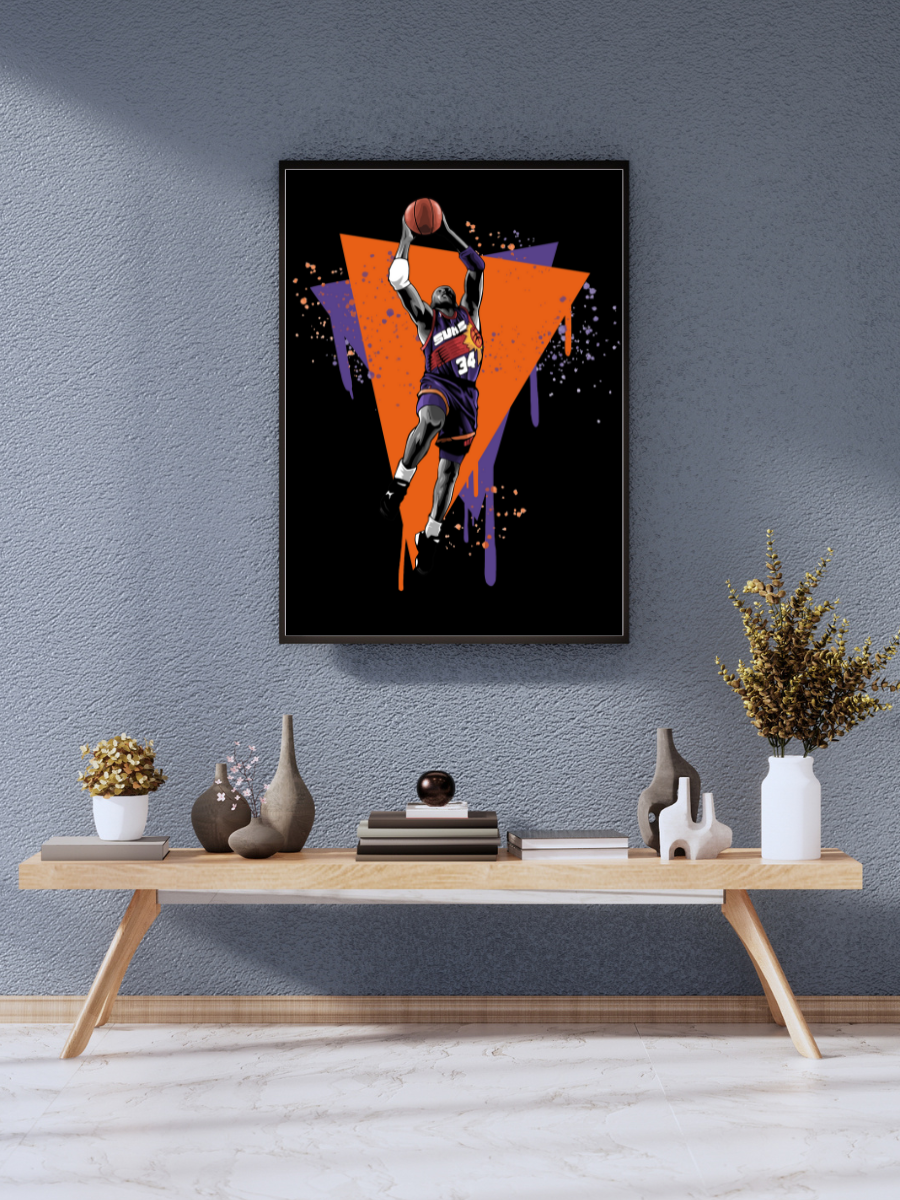 Charles Barkley “Rim Rocker” – Phoenix Suns Power Dunk Art Print