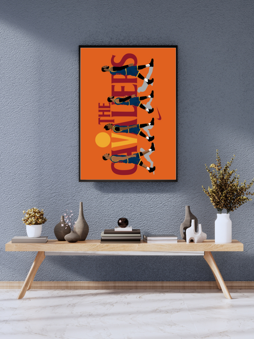 "The Cavaliers Abbey Road – Cleveland Basketball Team Art Poster" | wall poster