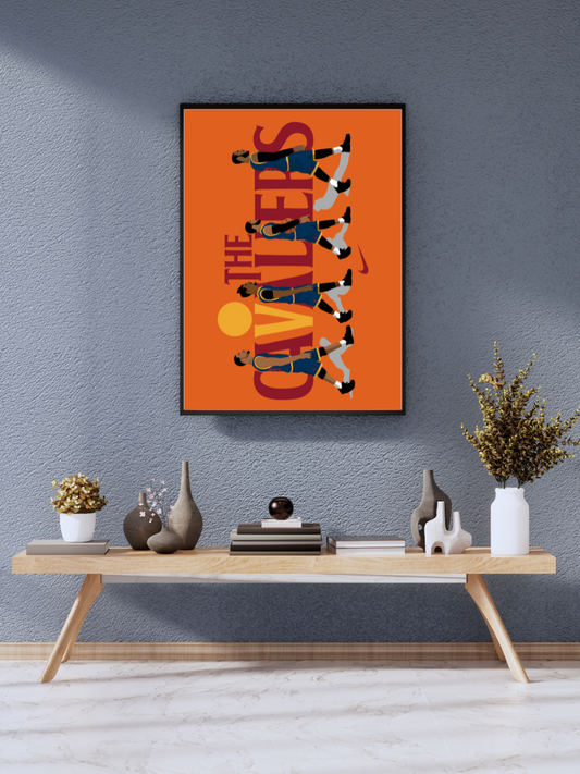 "The Cavaliers Abbey Road – Cleveland Basketball Team Art Poster" | wall poster