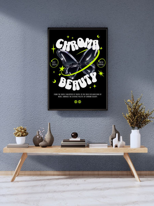 Chroma Apparel - Pastel Whispers to Neon Dreams | Poster